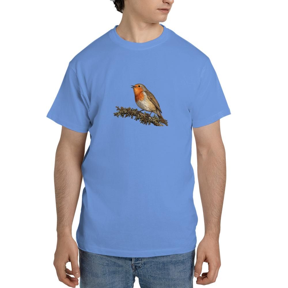 vintage european robin bird tshirt