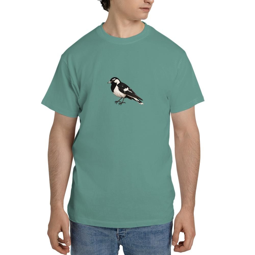 vintage black white magpie tshirt