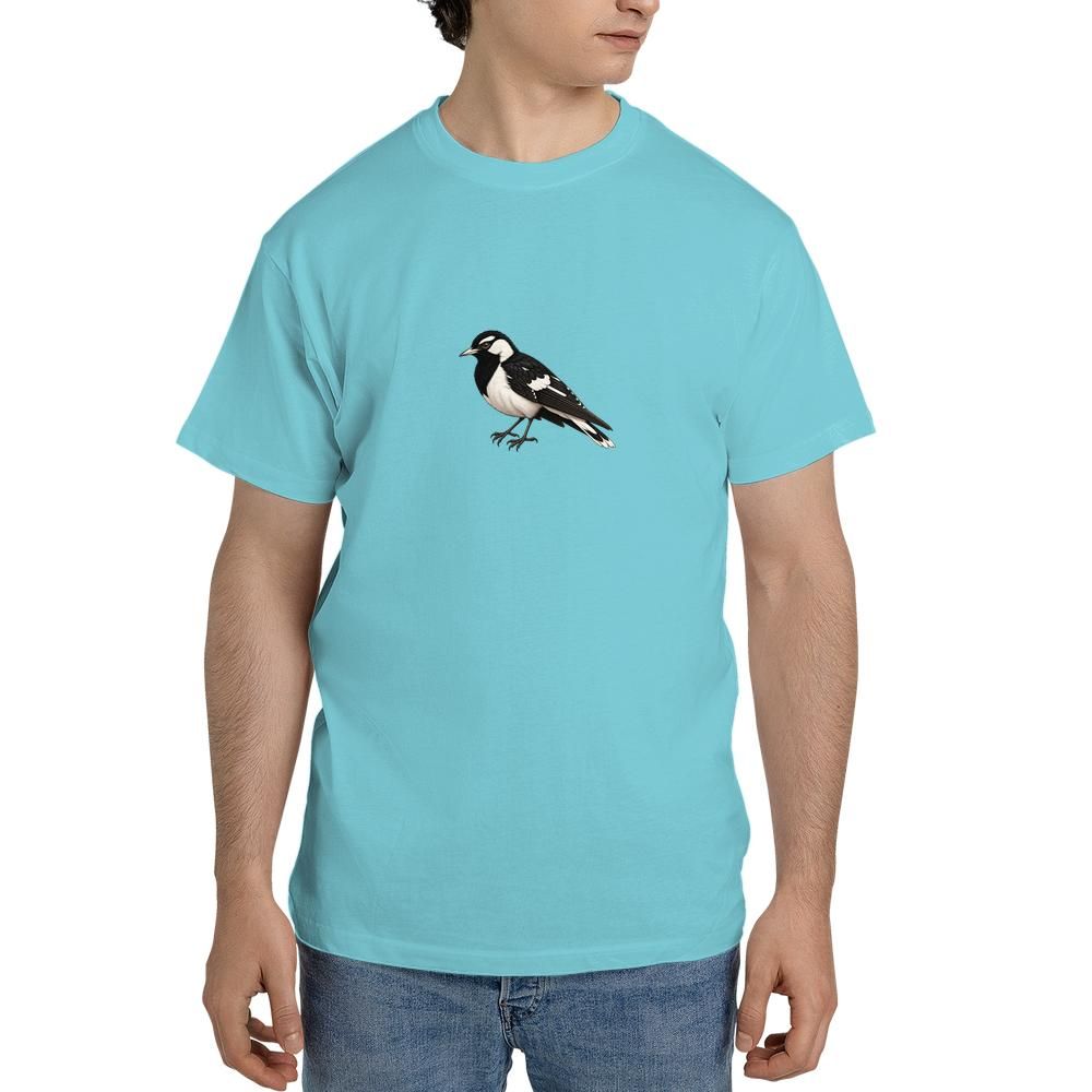 vintage black white magpie tshirt