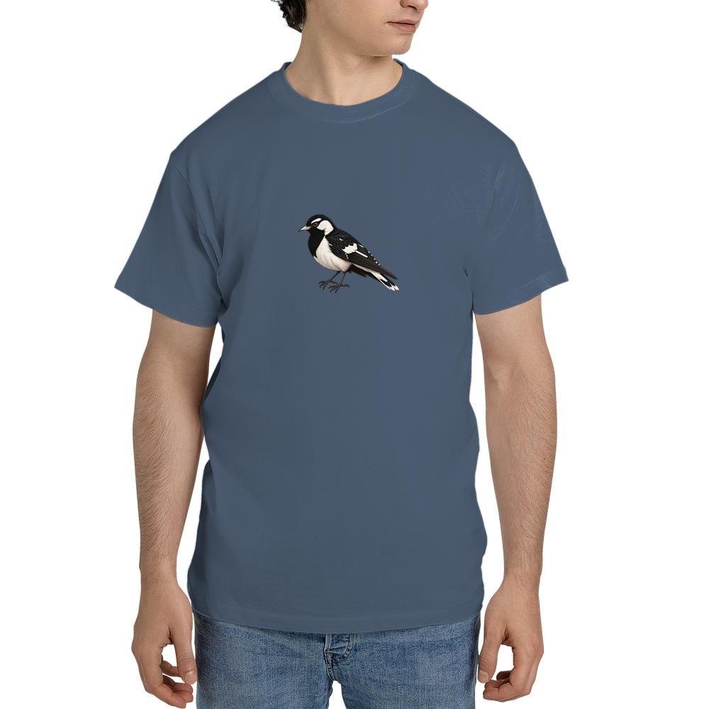 vintage black white magpie tshirt