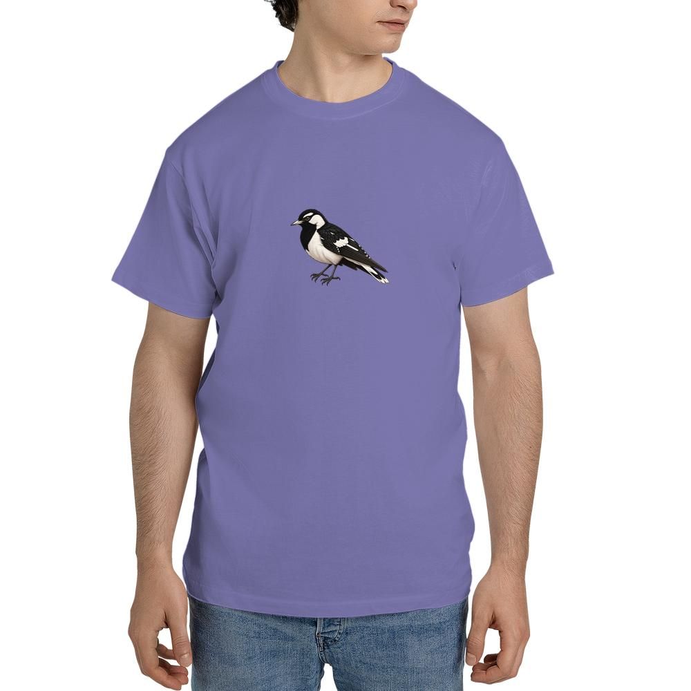 vintage black white magpie tshirt