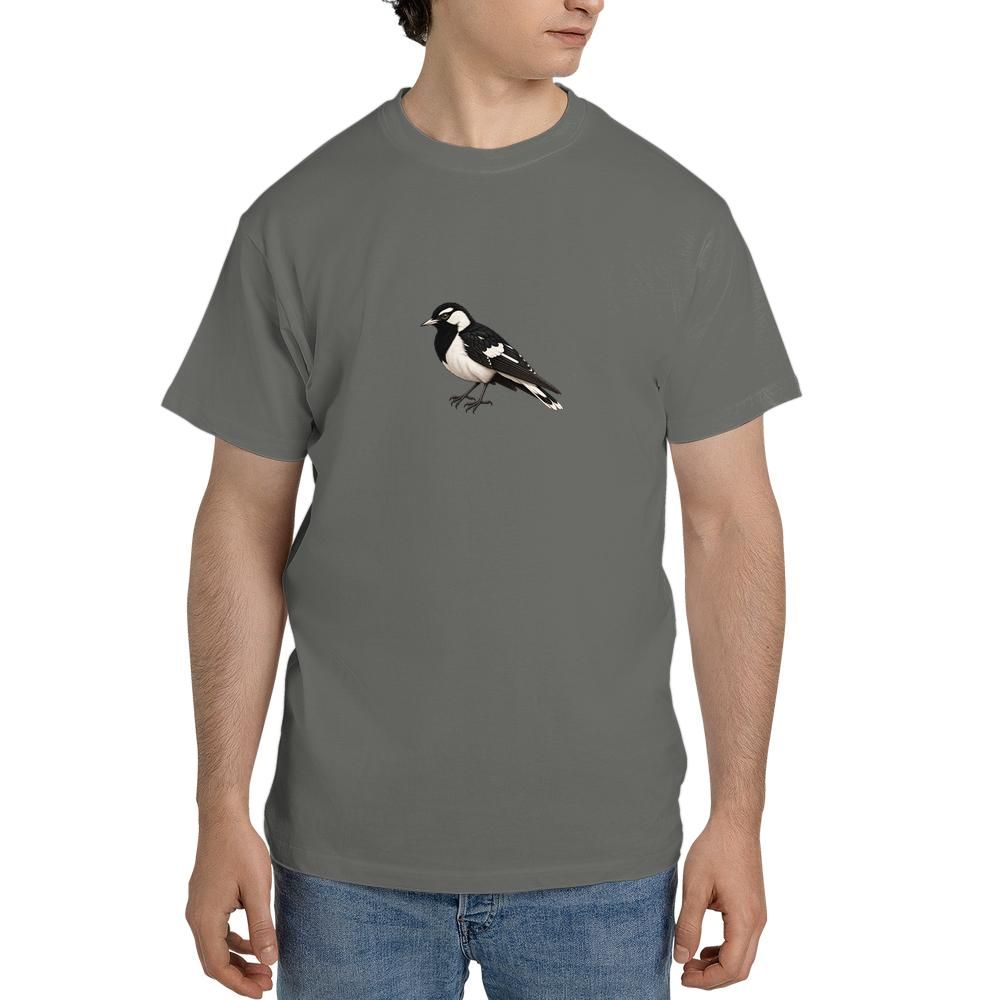 vintage black white magpie tshirt