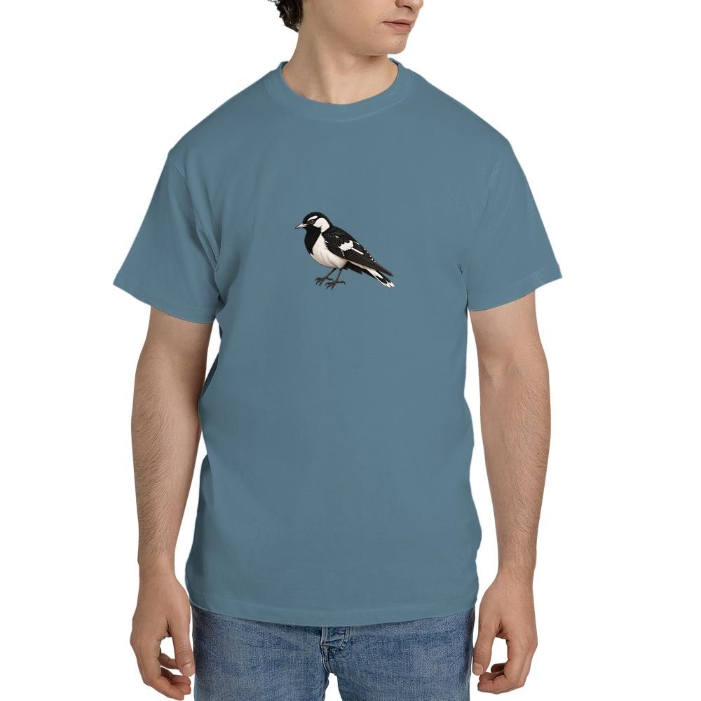 vintage black white magpie tshirt