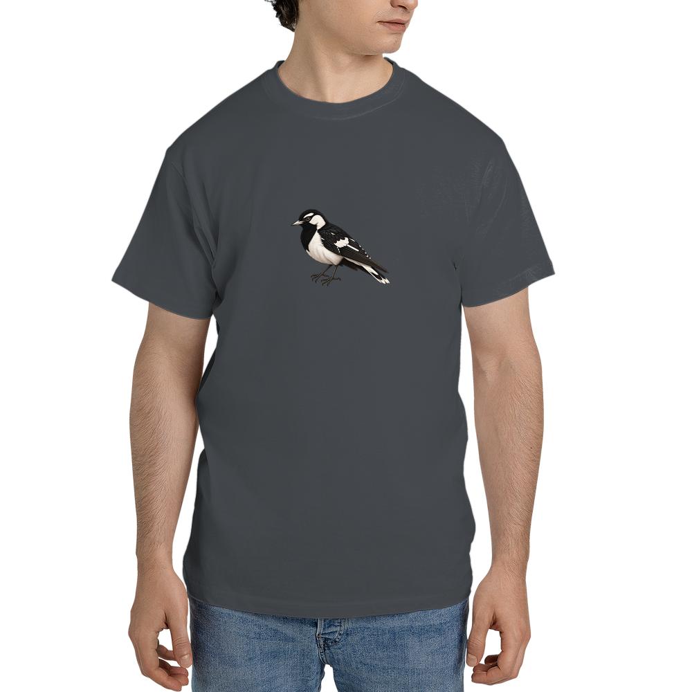 vintage black white magpie tshirt