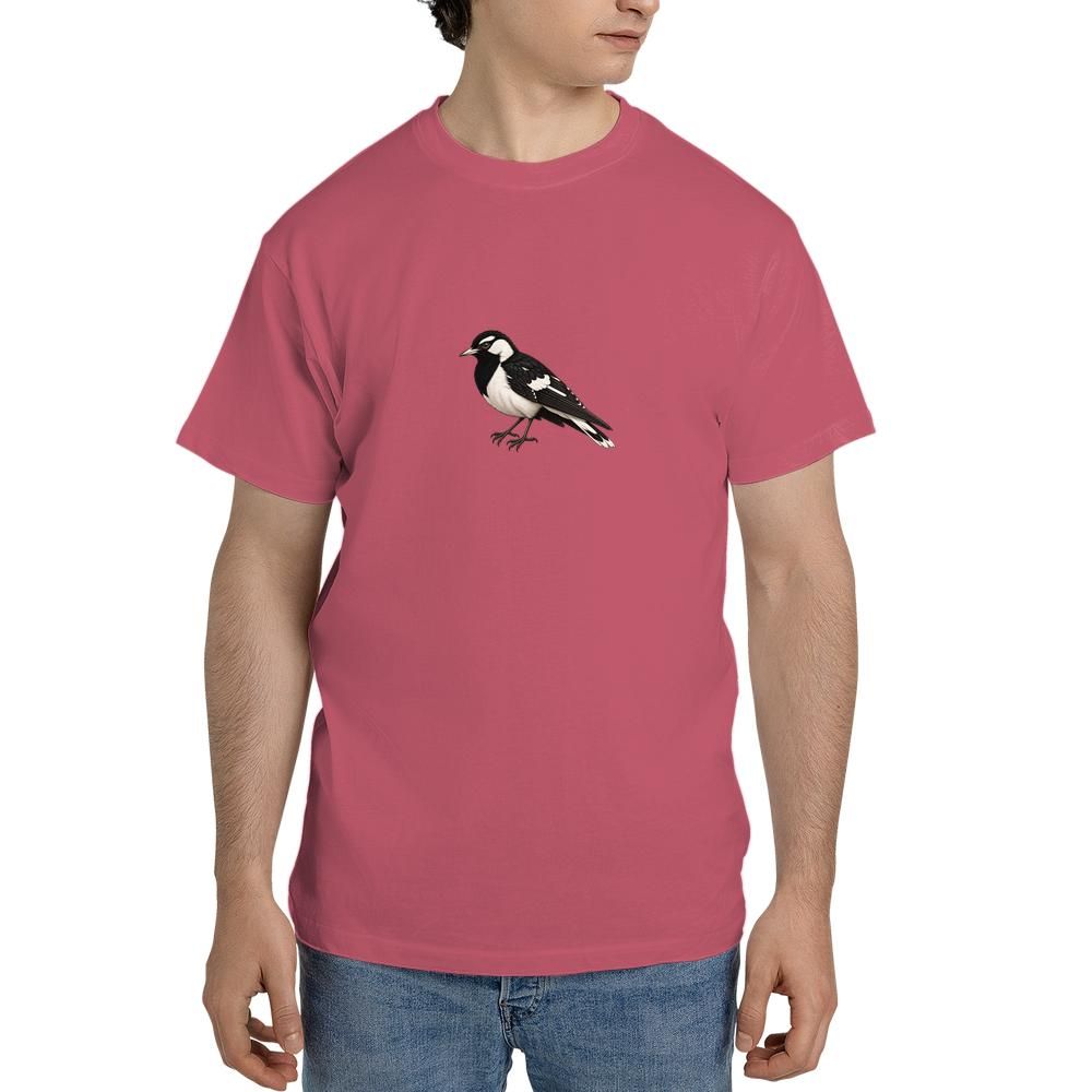vintage black white magpie tshirt