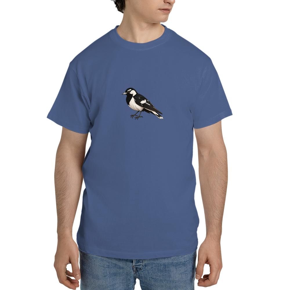 vintage black white magpie tshirt