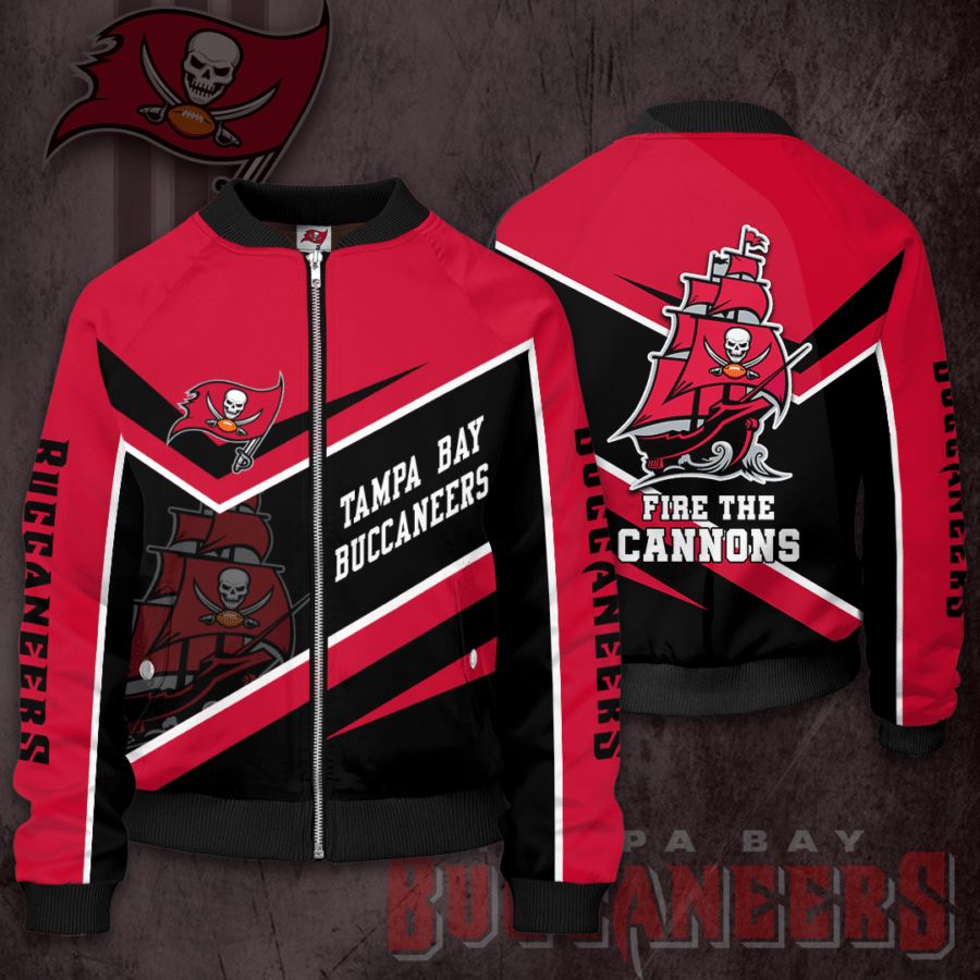 Tampa Bay Buccaneers Fire The Cannons All Over Print 3D Bomber Jacket ...