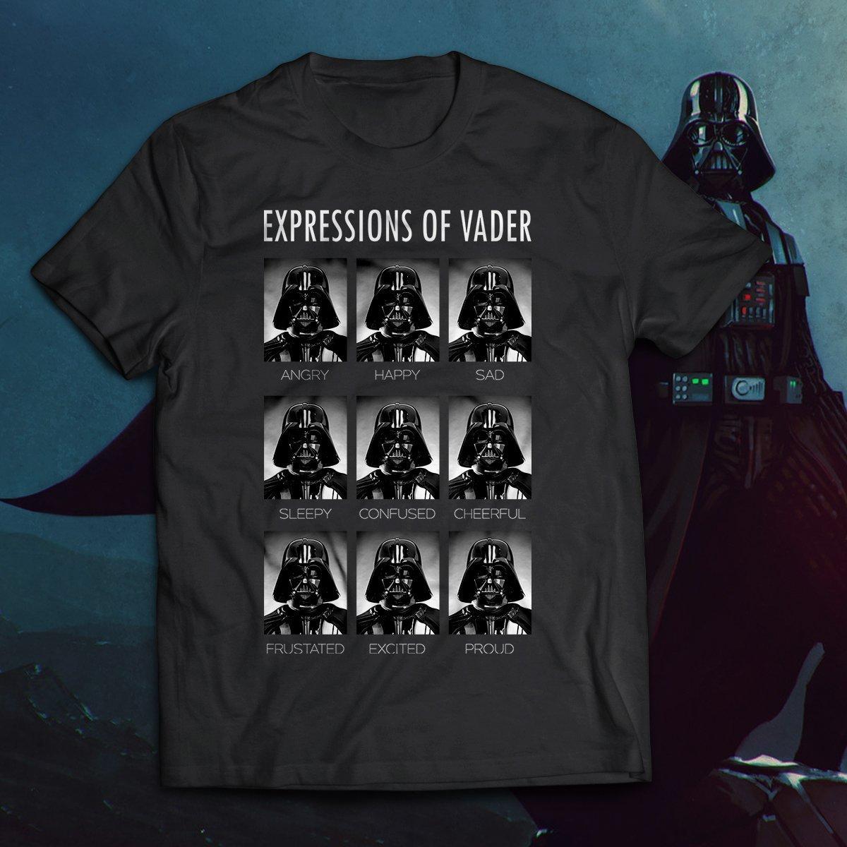 expressions of vader t shirt