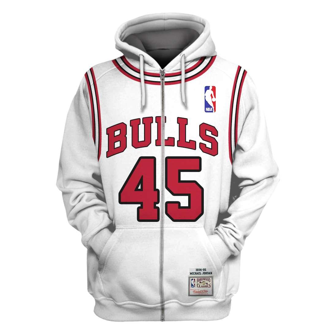 basketball jersey over a hoodie