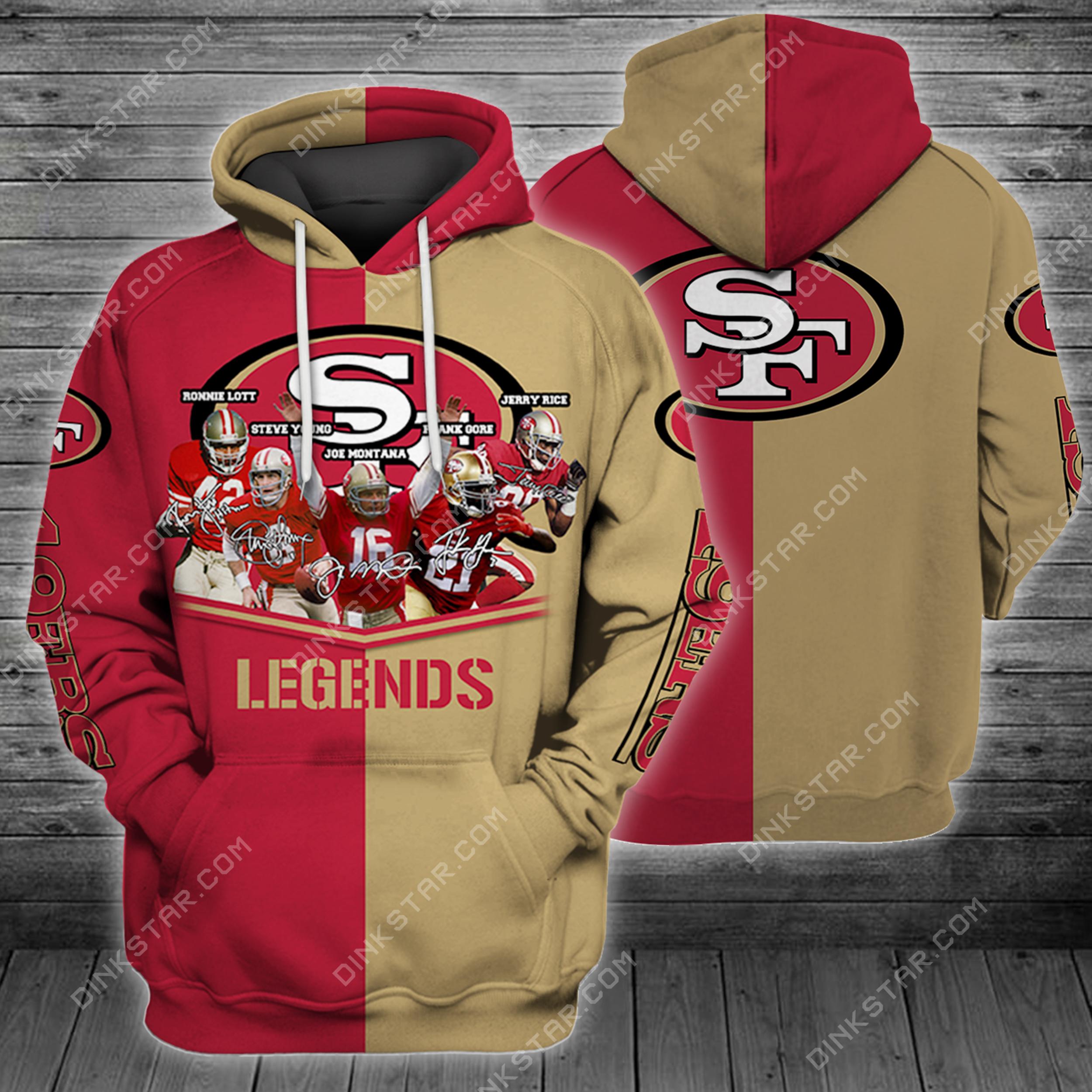 San Francisco 49ers Legends Signatures Limited Edition Men's And Women ...