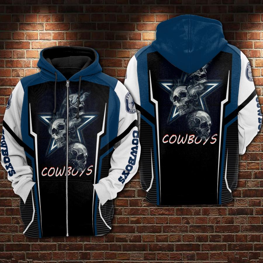 Dallas Cowboys Skull Limited Edition Men's And Women's All Over Print ...
