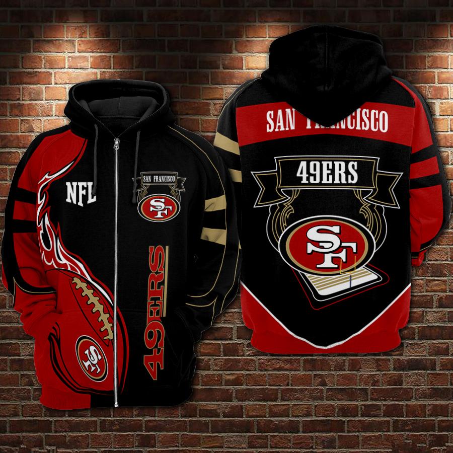 Stocktee San Francisco 49ers Ball With Flame Limited