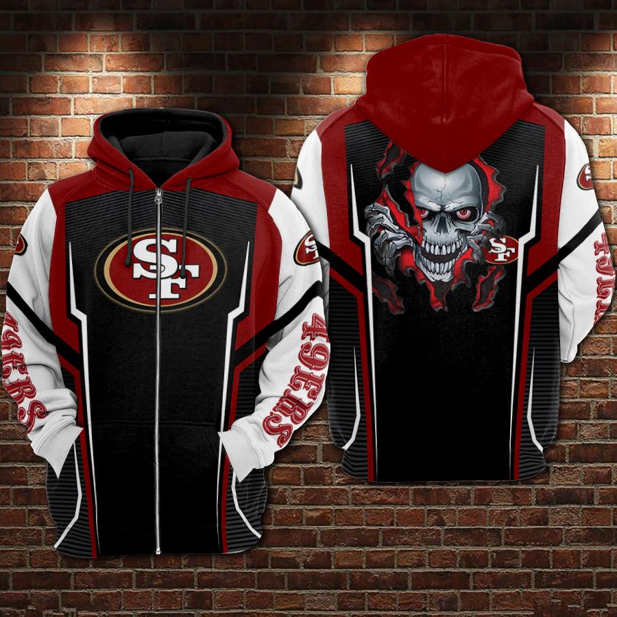 Stocktee San Francisco 49ers Skull Limited Edition Men's And Women's ...