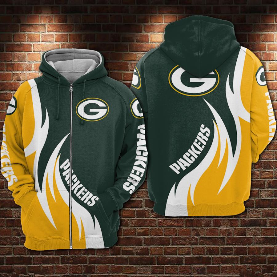 Stocktee Green Bay Packers Flame Pattern Limited Edition Men's And ...