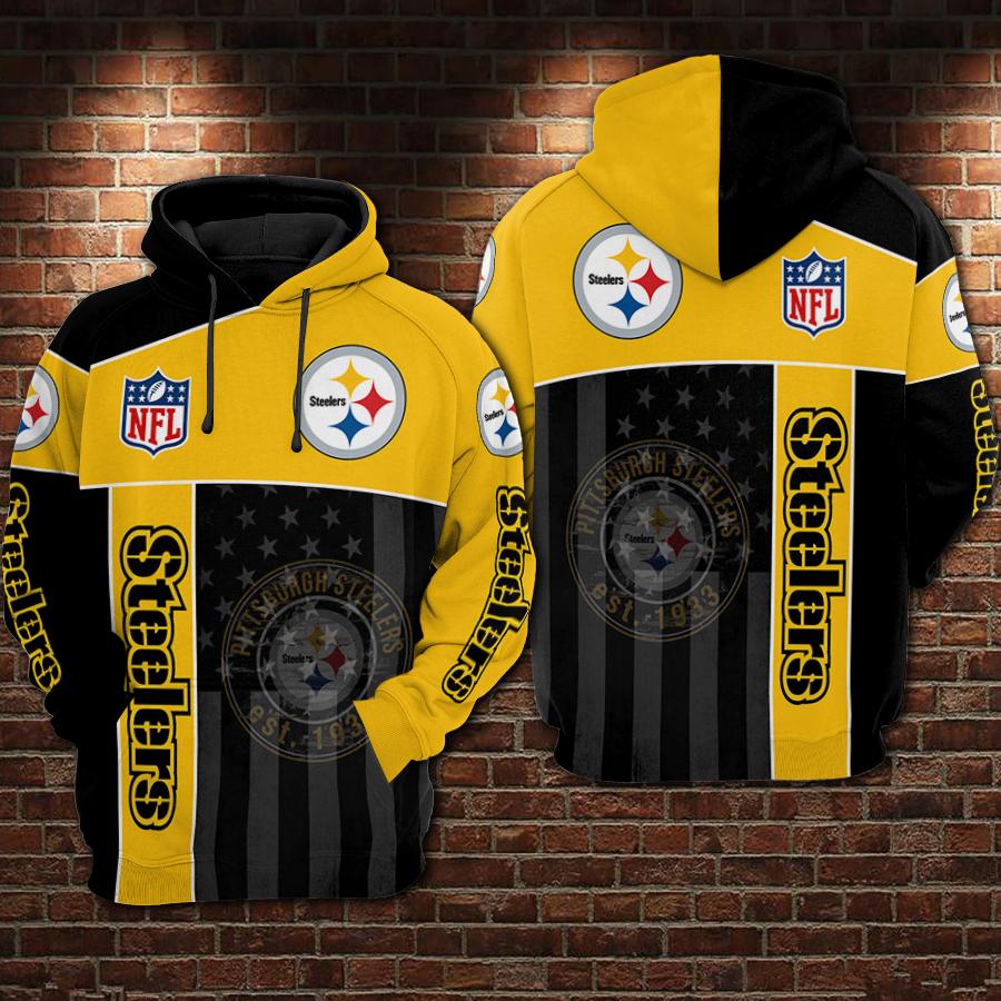 steelers american flag shirt