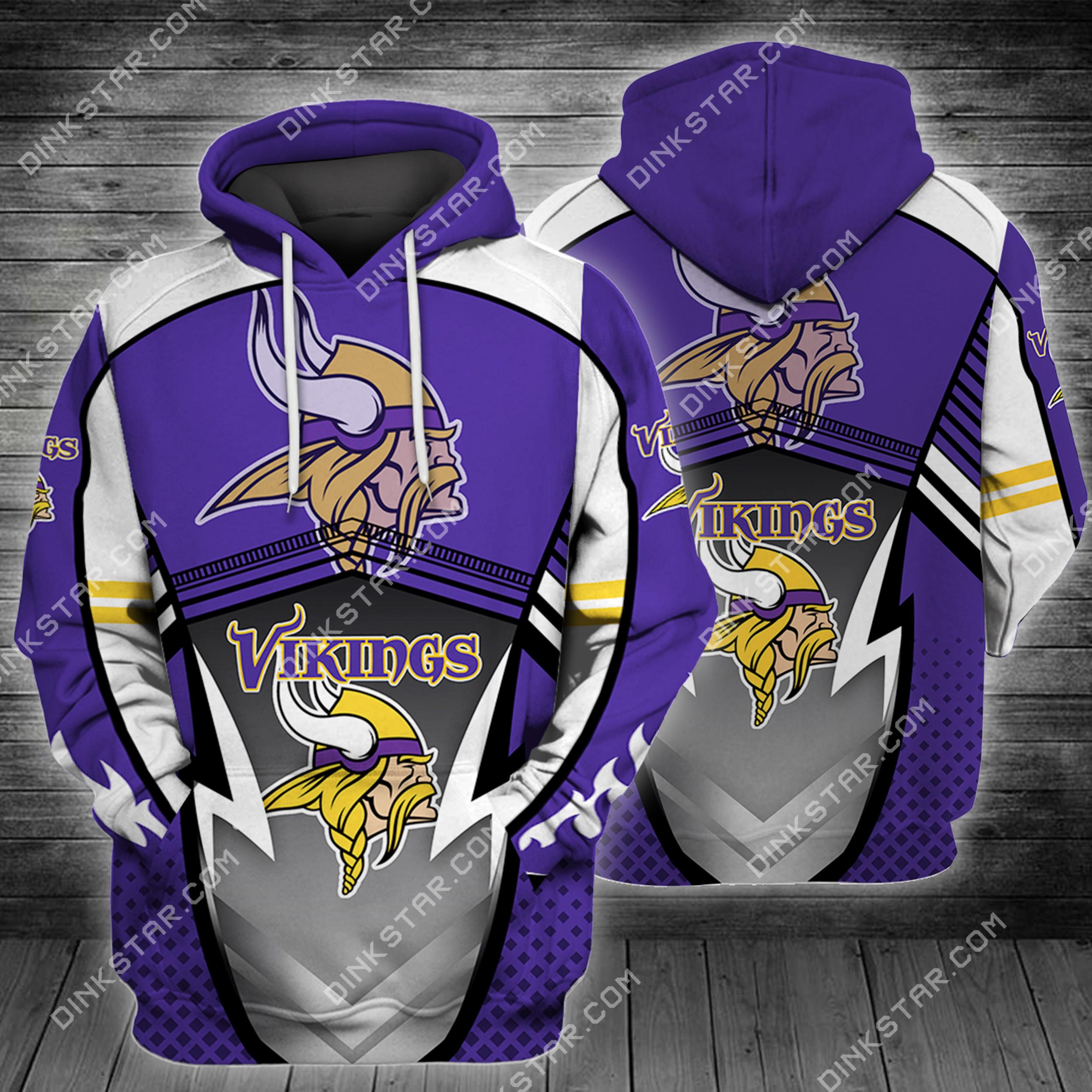 Stocktee Minnesota Vikings Double Logos Limited Edition Men's and Women ...