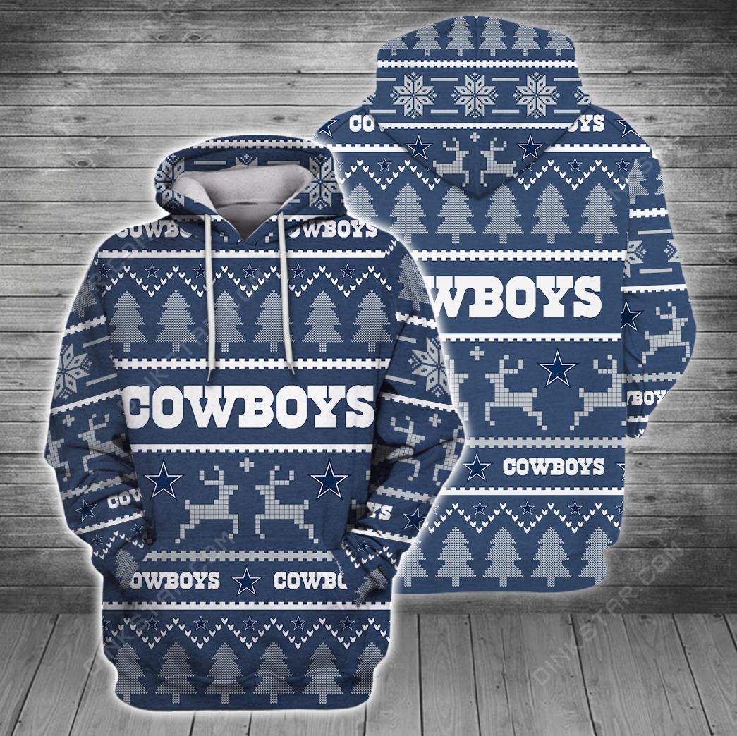 Stocktee Dallas Cowboys Christmas Limited Edition Men's And Women's All ...