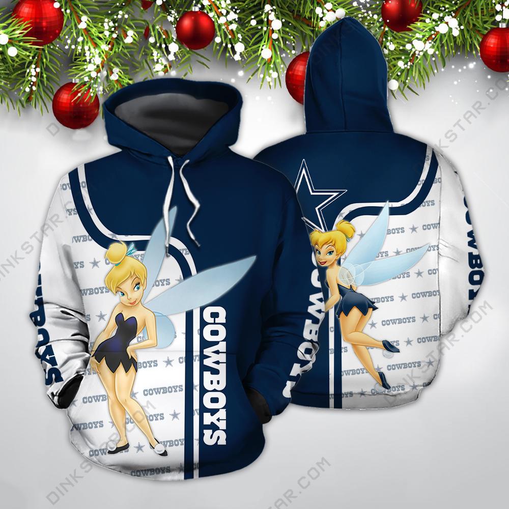 Stocktee Dallas Cowboys with Tinklebell Limited Edition Men's And Women ...
