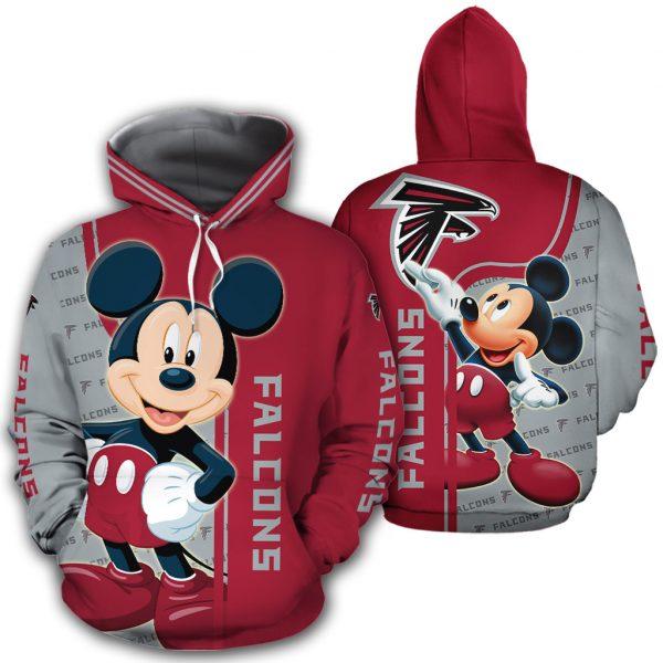 Stocktee Atlanta Falcons with Mickey Limited Edition Men's And Women's ...