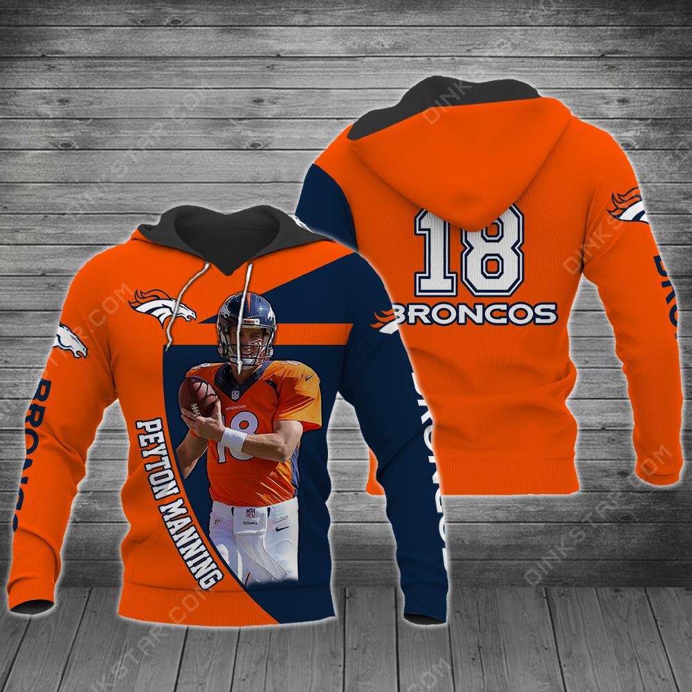 Stocktee Denver Broncos #18 Peyton Manning Limited Edition Men's And ...