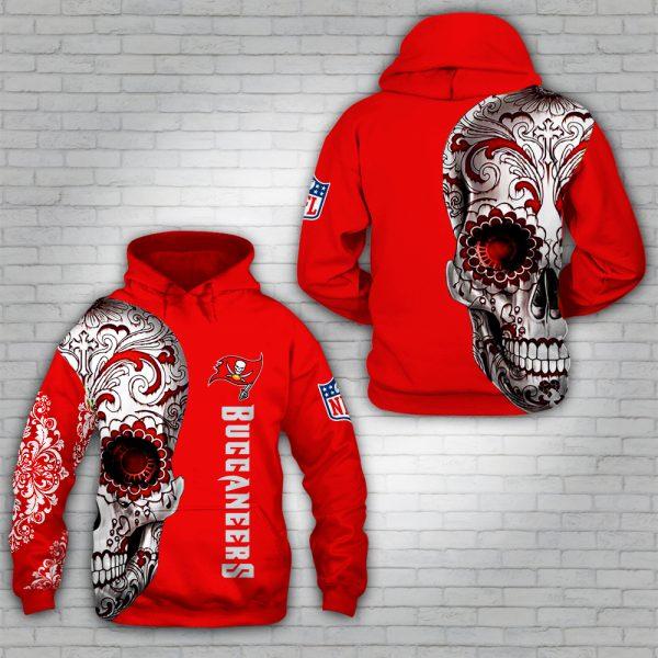 Stocktee Tampa Bay Buccaneers Skull Limited Edition Men's And Women's ...