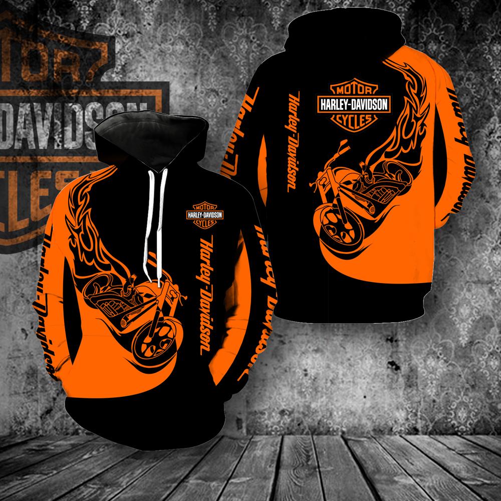Stocktee Harley Davidson Motorcycle Limited Edition Men's and Women's ...