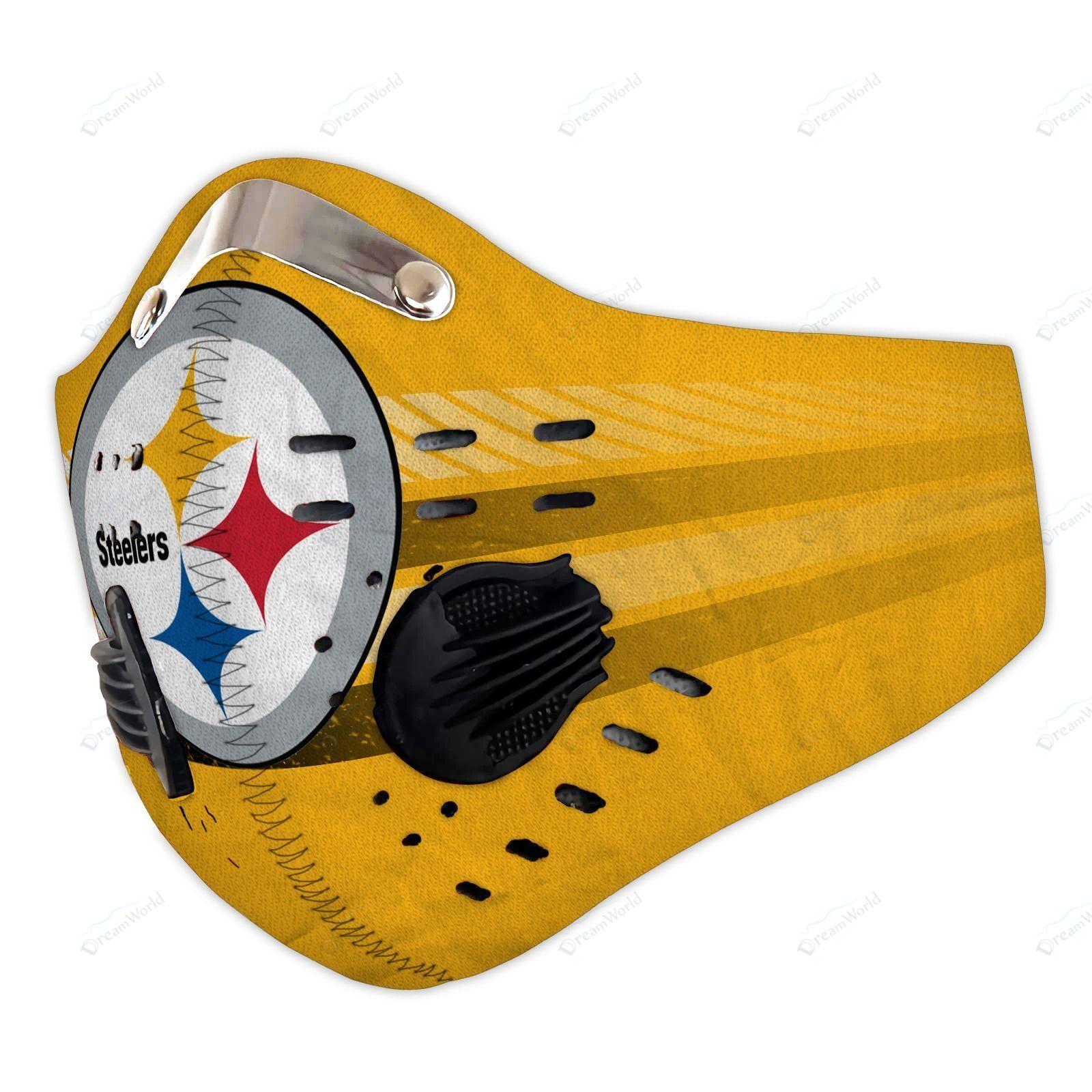 NFL Pittsburgh Steelers Face Masks DM438