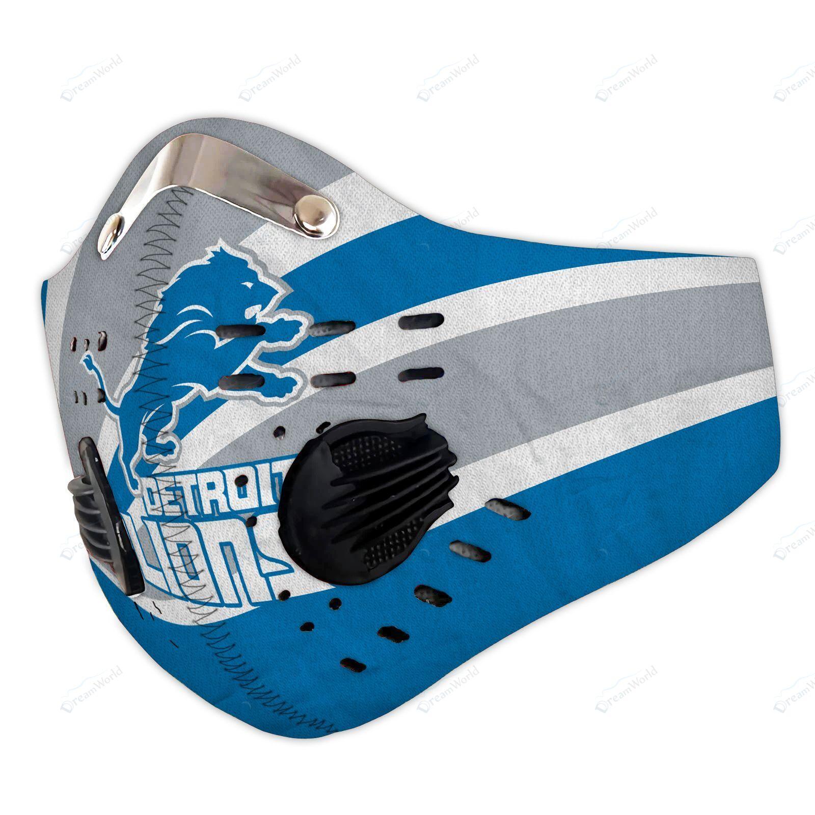 NFL Detroit Lions Face Masks PT1253