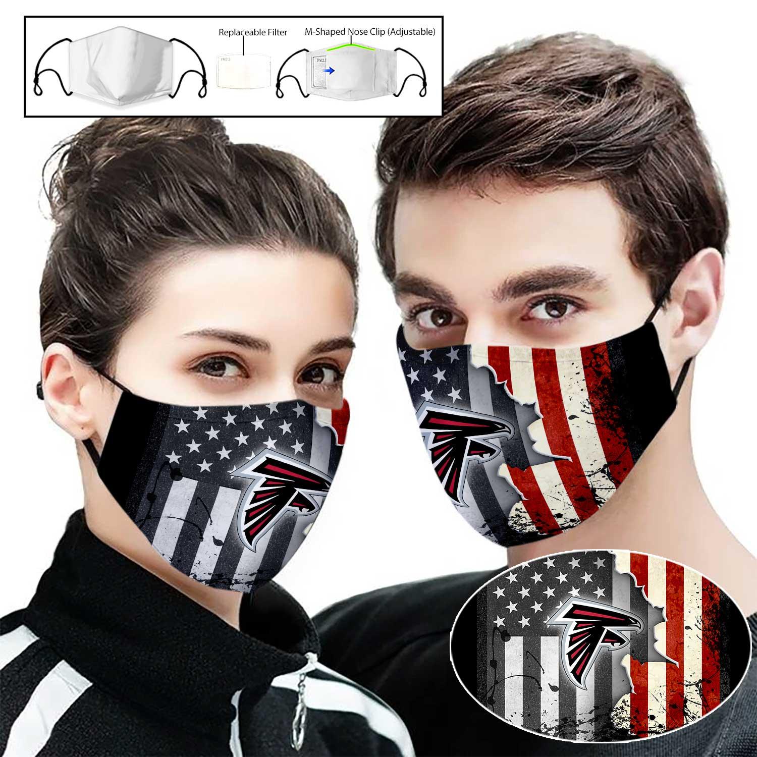 nfl-atlanta-falcons-face-masks