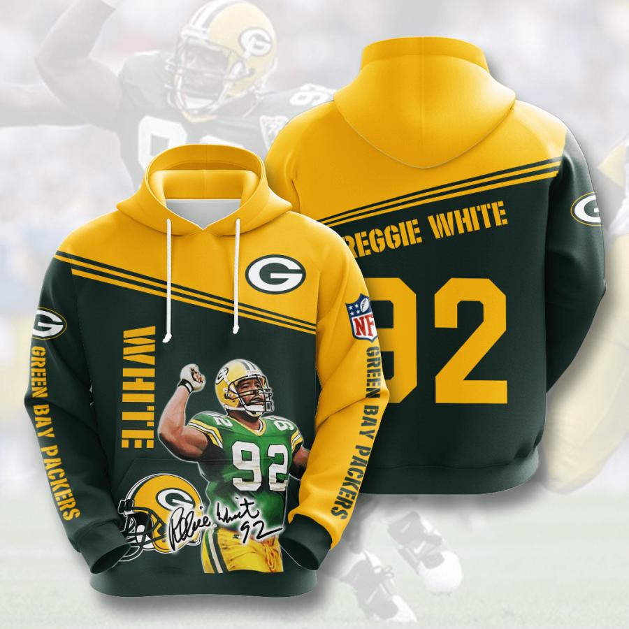 Green Bay Packers White 92 Signature Go Pack Go Limited Edition Full 3D ...