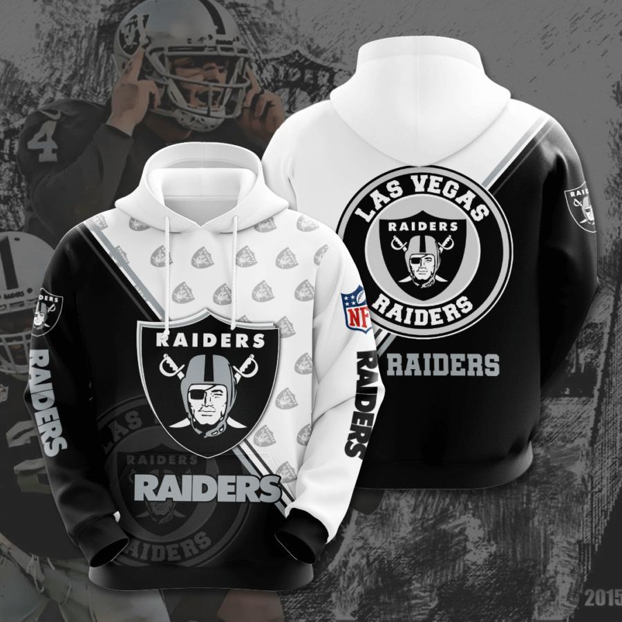 NFL Las Vegas Raiders Limited Edition All Over Print Black Hoodie