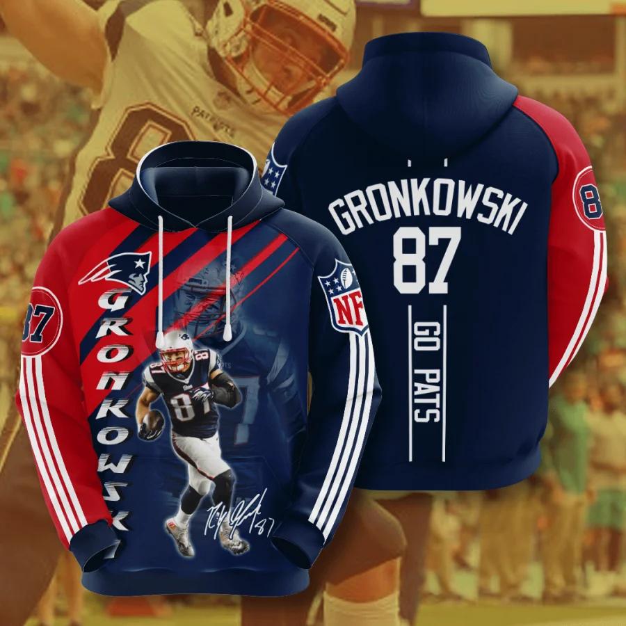 New England Patriots Gronkowski 87 Signature Limited Edition Full 3D ...