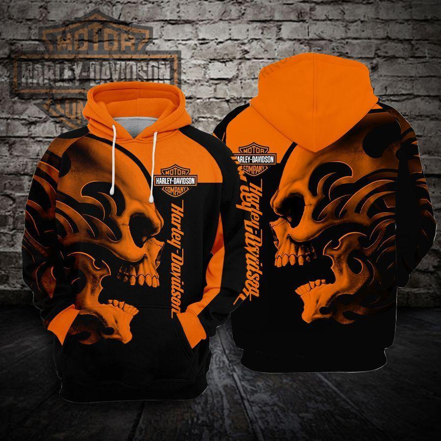 Harley Davidson Motorcycles All Over Print Hoodie Unisex Sizes GTS001004