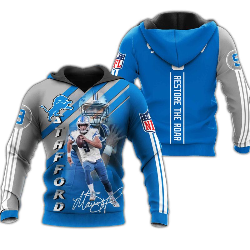 Detroit Lions NFL Limited Edition All Over Print Pullover Hoodie Unisex ...