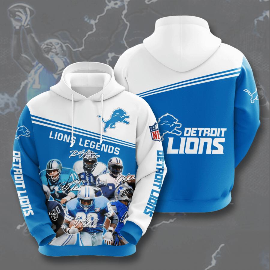 Detroit Lions NFL Limited Edition All Over Print Pullover Hoodie Unisex ...