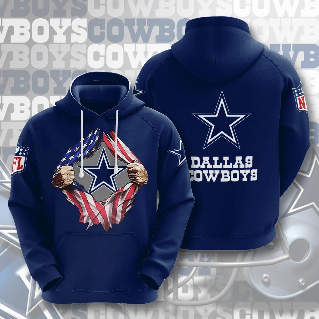 Dallas Cowboys NFL Limited Edition All Over Print Hoodie Unisex Sizes ...
