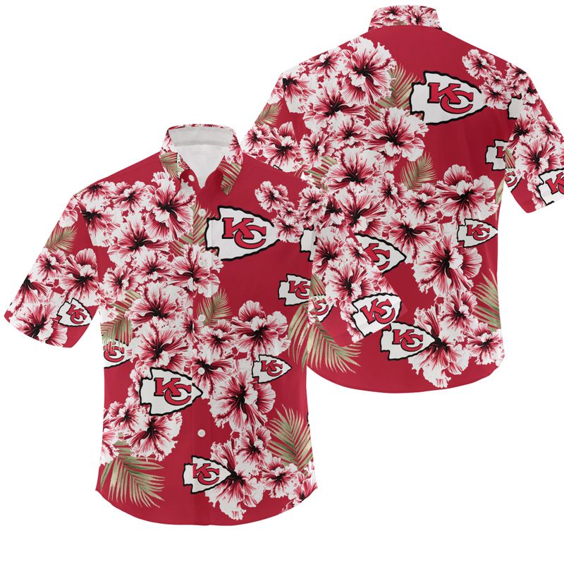 kansas city chiefs aloha shirt