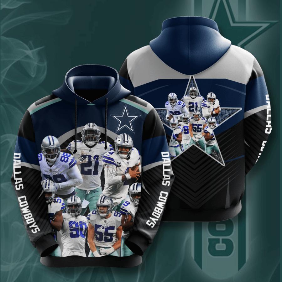 Dallas Cowboys NFL Limited Edition All Over Print Hoodie Unisex Sizes ...