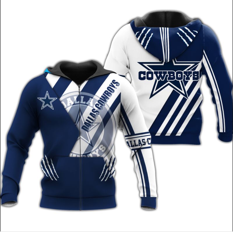 Dallas Cowboys NFL Limited Edition All Over Print Zip-Up Hoodie Unisex ...