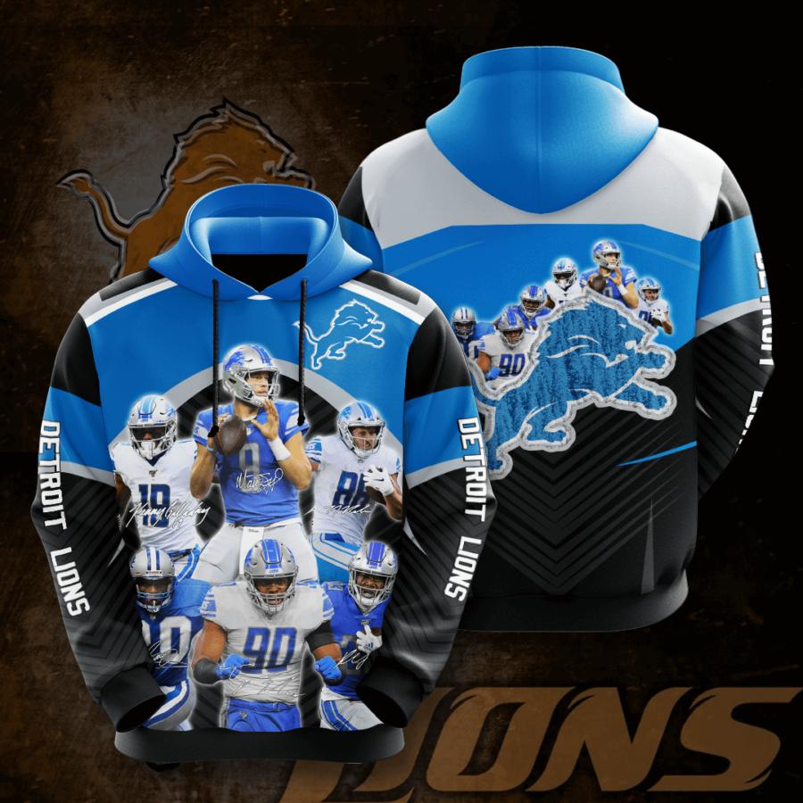 Detroit Lions NFL Limited Edition All Over Print Pullover Hoodie Unisex ...