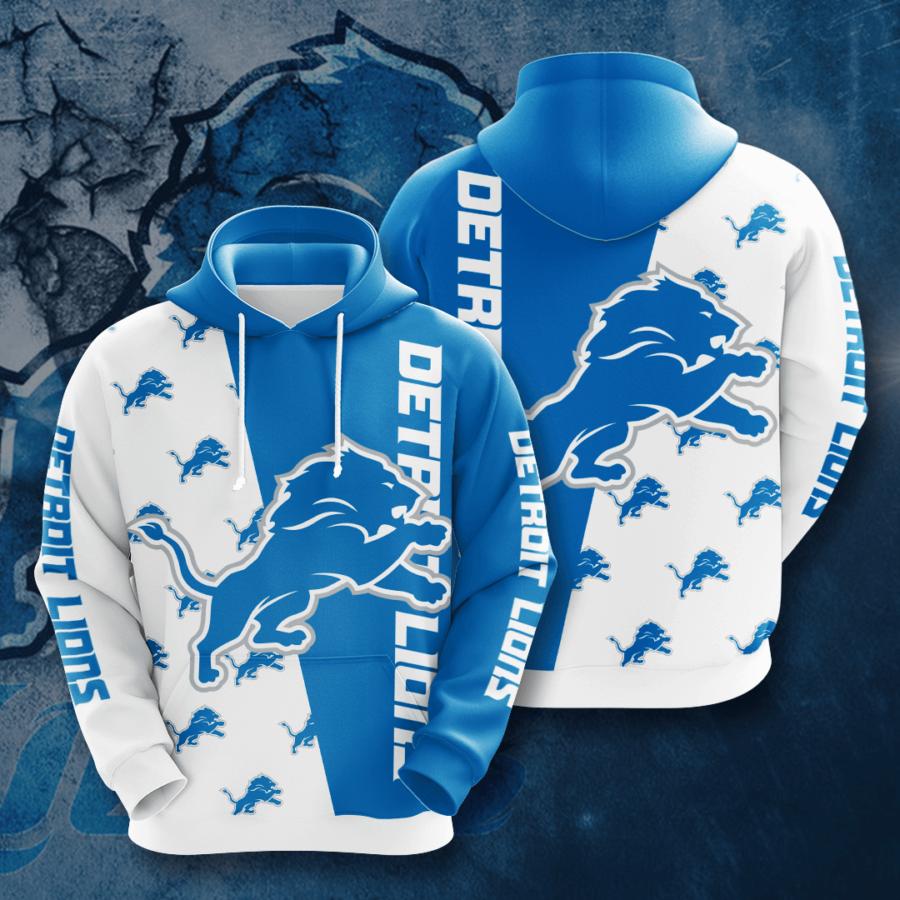 Detroit Lions NFL Limited Edition All Over Print Pullover Hoodie Unisex Sizes GTS001234