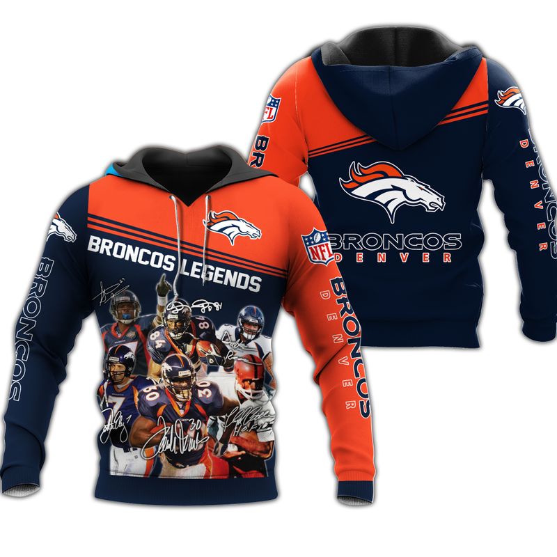 Denver Broncos NFL Orange Broncos Legends Signatures Limited Edition ...