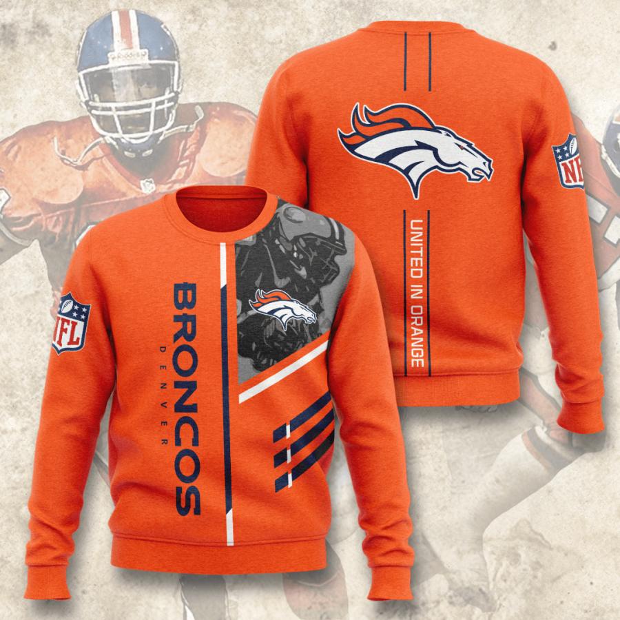 Denver Broncos NFL Orange Limited Edition All Over Print Sweatshirt ...