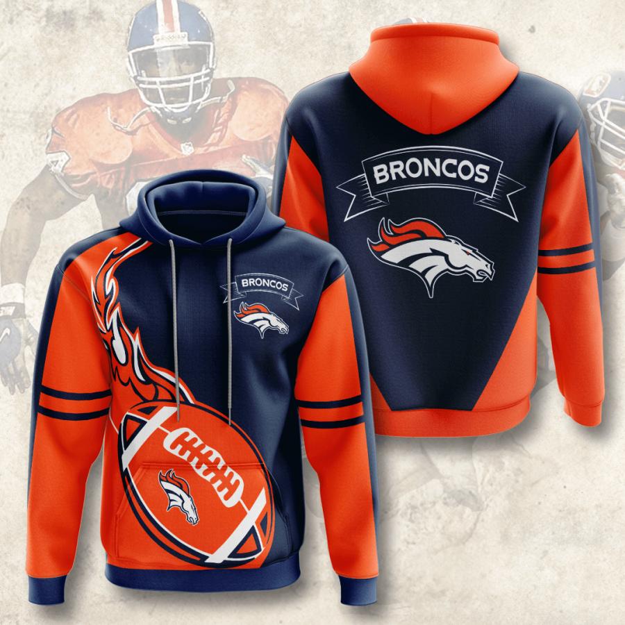 Denver Broncos NFL Orange Limited Edition All Over Print Hoodie Unisex ...