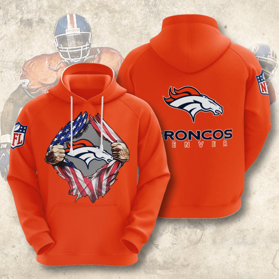 Denver Broncos NFL Orange Limited Edition All Over Print Hoodie Unisex ...