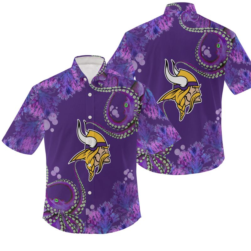 NFL Minnesota Vikings Limited Edition Hawaiian Shirt Unisex Sizes NEW000527