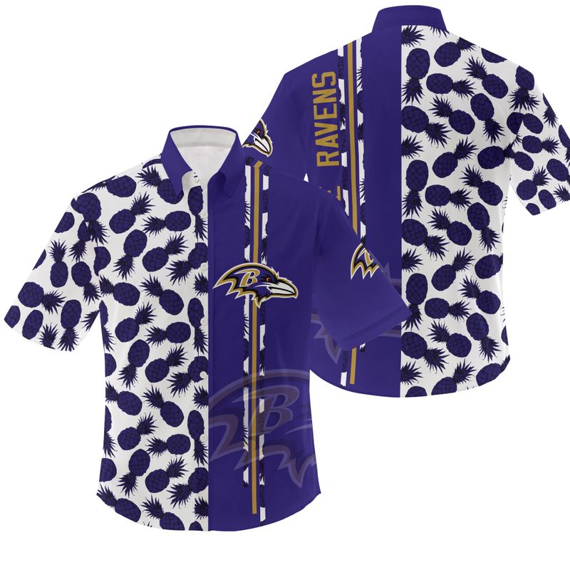 NFL Baltimore Ravens Limited Edition Hawaiian Shirt Unisex Sizes NEW000309