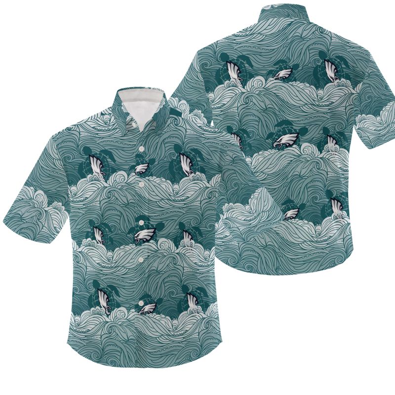 philadelphia eagles hawaiian shirt