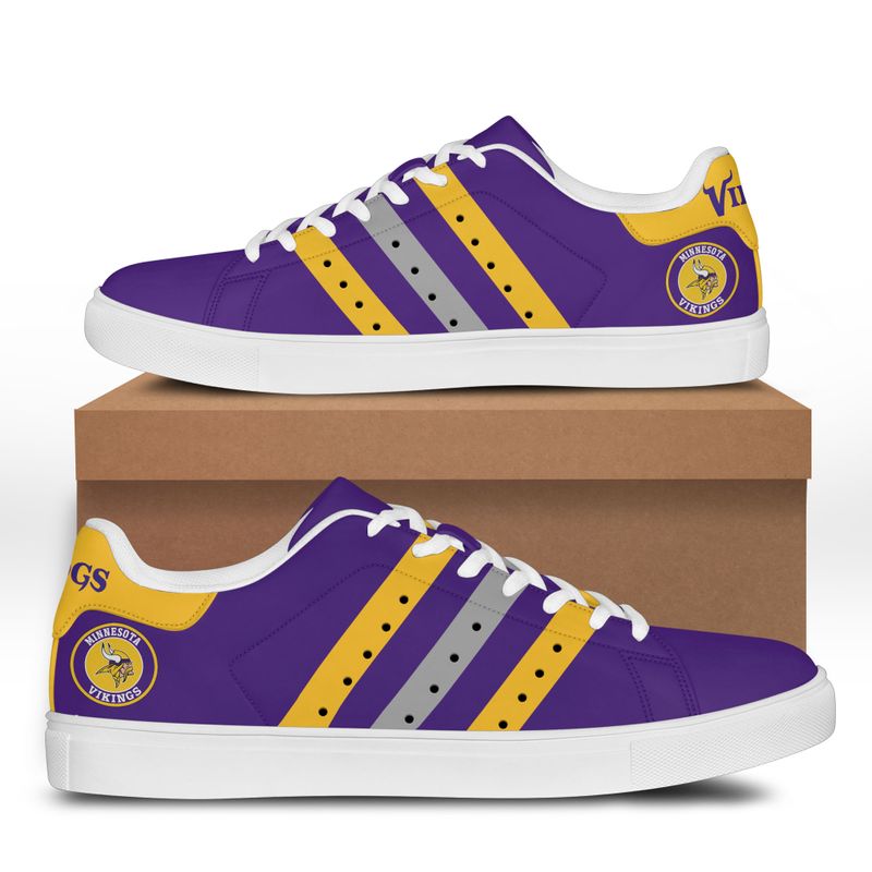 Nfl Minnesota Vikings Limited Edition Men S And Women S Skate Shoes New