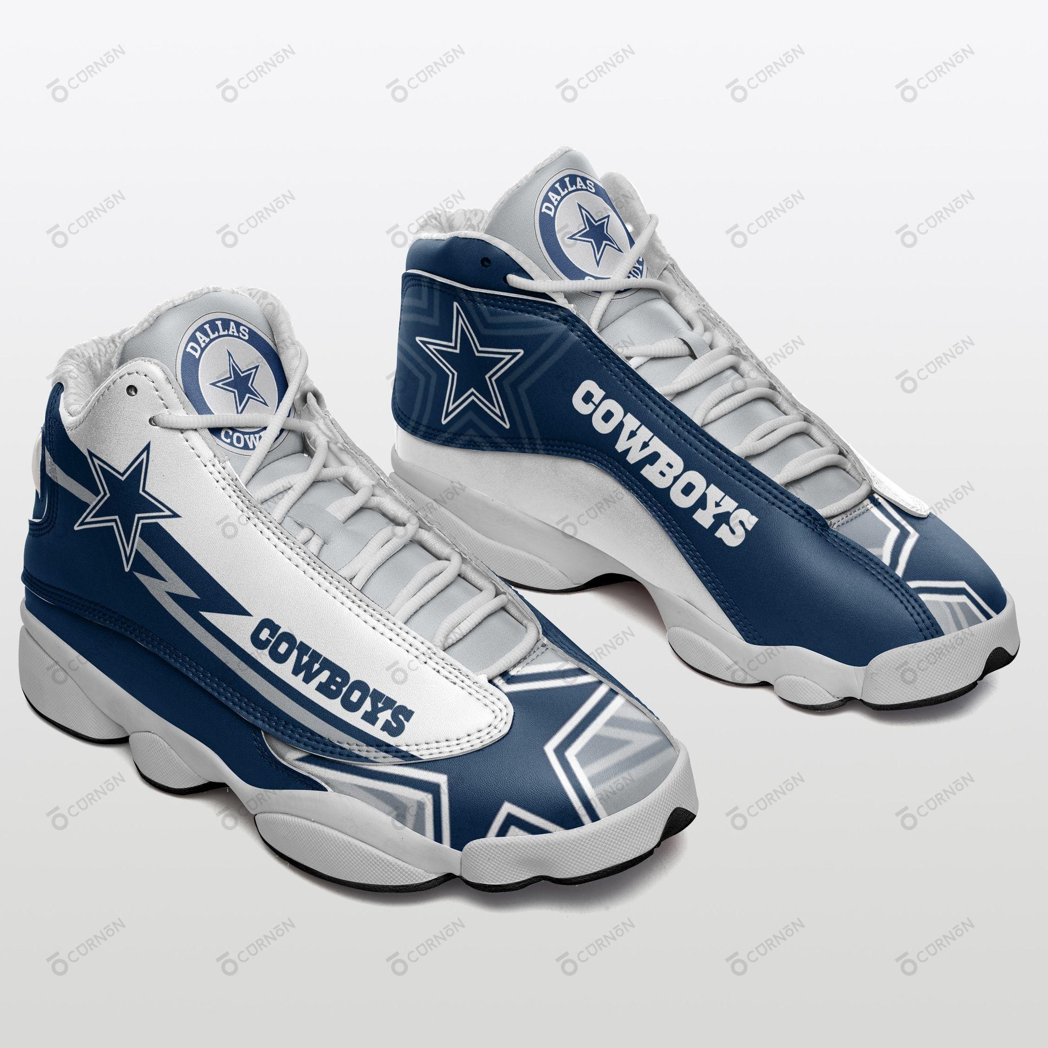 Dallas Cowboys Air Jordan 13 Sneakers 151 GTS001563